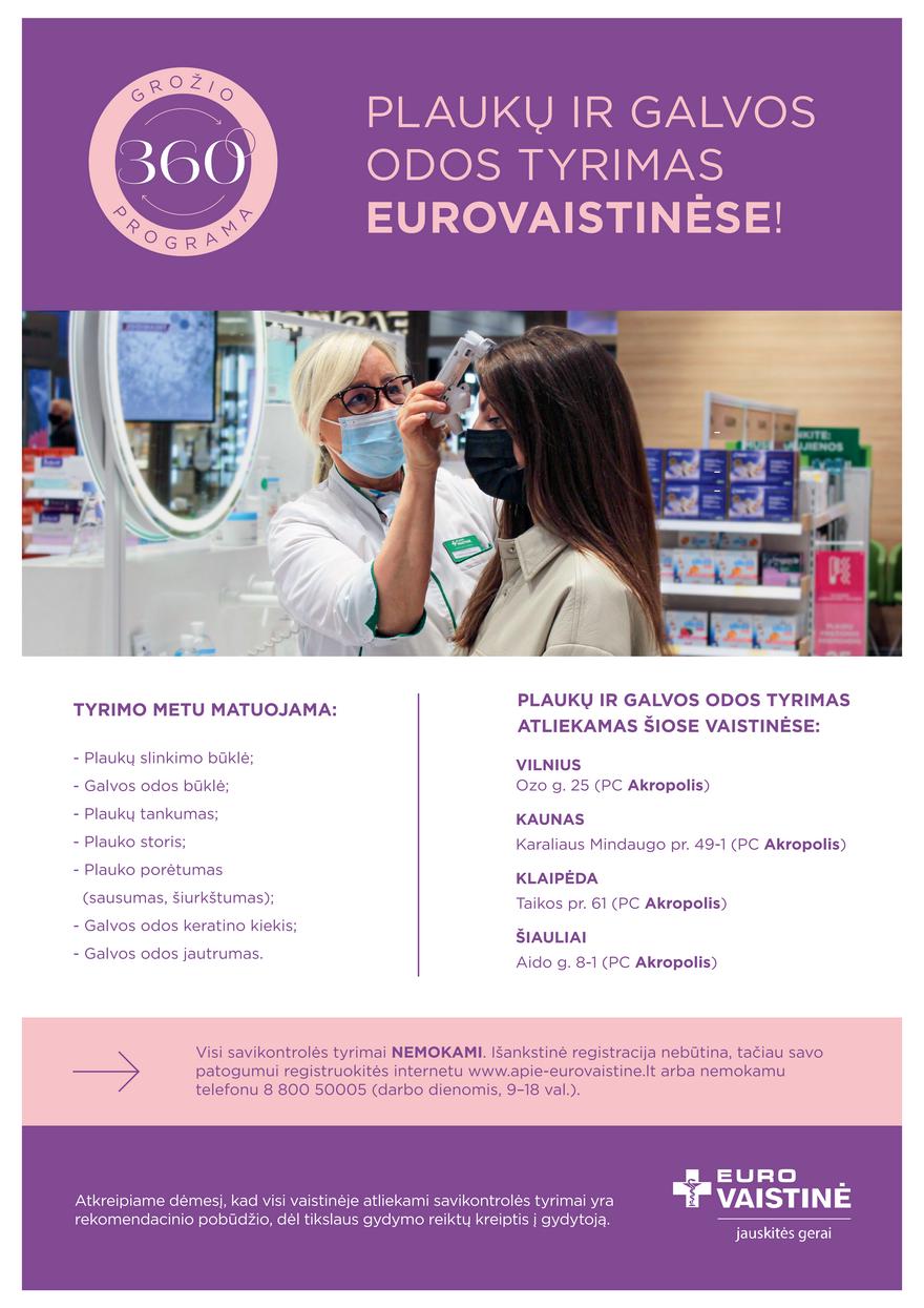 Euro vaistinė leidinys akcijos nuo 
  2021-12-01 iki 
  2022-01-03 | Leidinukas.lt puslapis 28