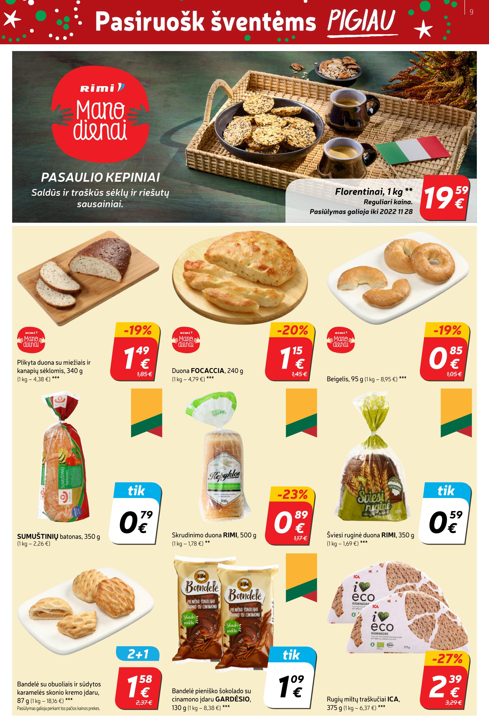 Rimi savaitinis leidinys akcijos nuo 
  2022-11-22 iki 
  2022-11-28 | Leidinukas.lt puslapis 9