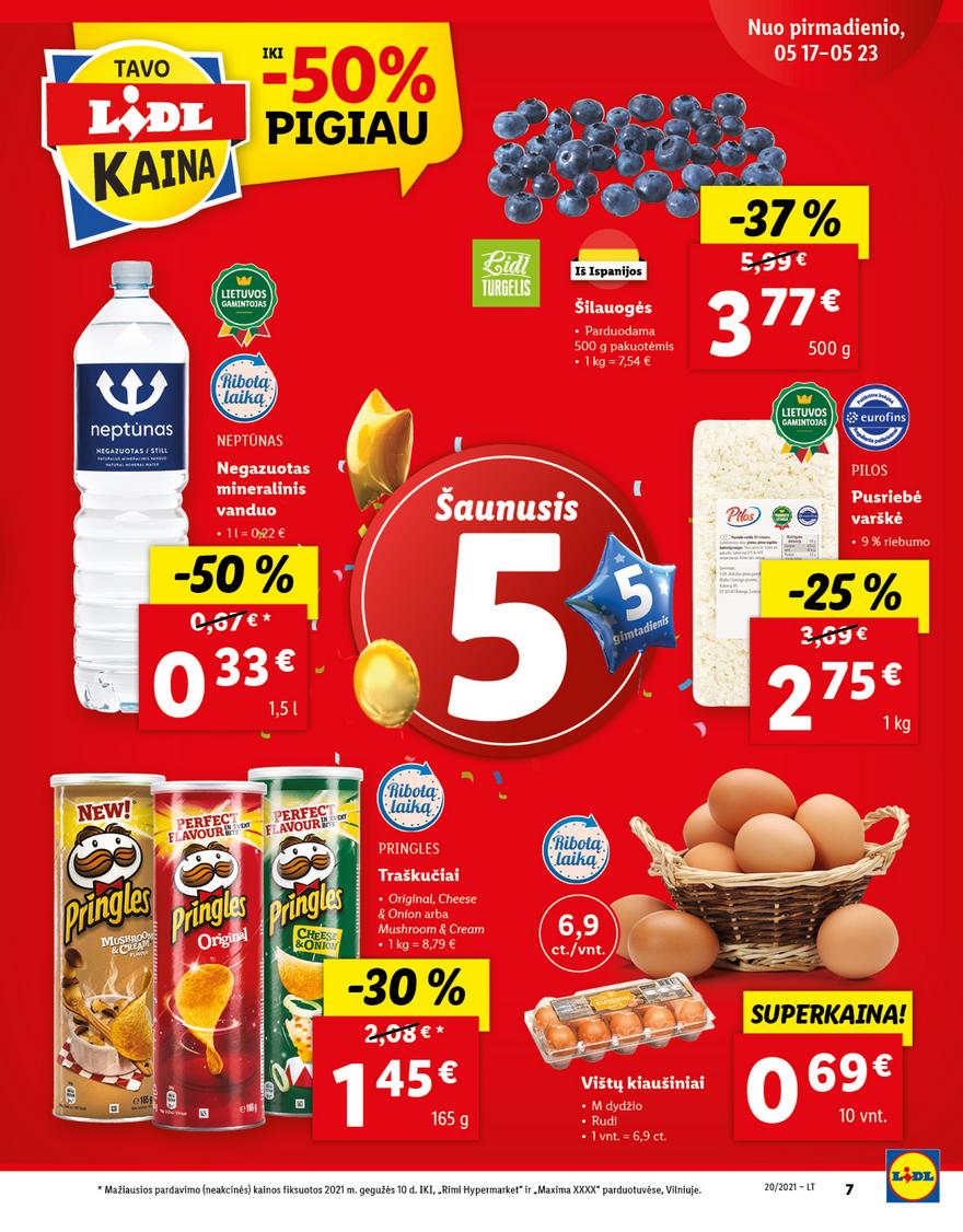 Lidl maisto prekių pasiūlymai akcijos nuo 
  2021-05-17 iki 
  2021-05-23 | Leidinukas.lt puslapis 7