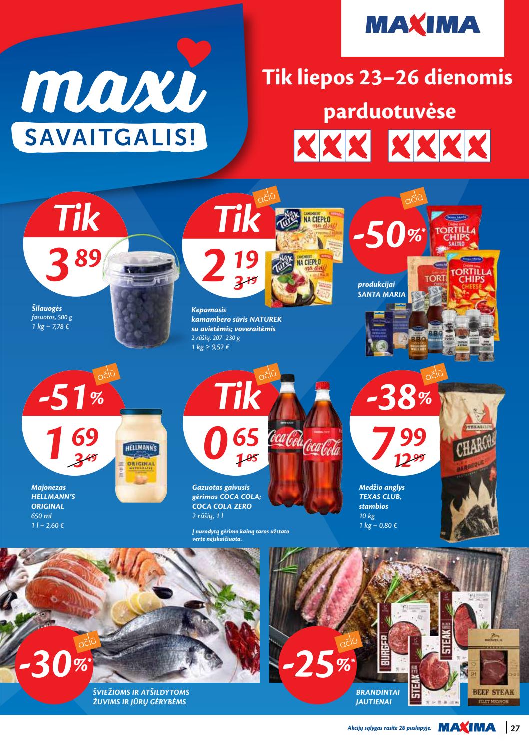 Maxima kaininis leidinys akcijos nuo 
  2020-07-21 iki 
  2020-07-27 | Leidinukas.lt puslapis 27