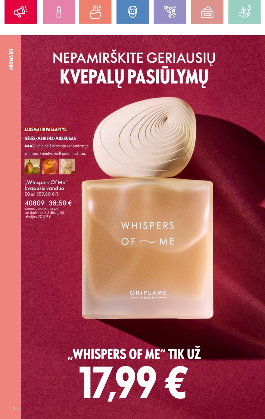 Oriflame katalogas akcijos nuo 
  2025-06-22 iki 
  2025-07-12 | Leidinukas.lt puslapis 50