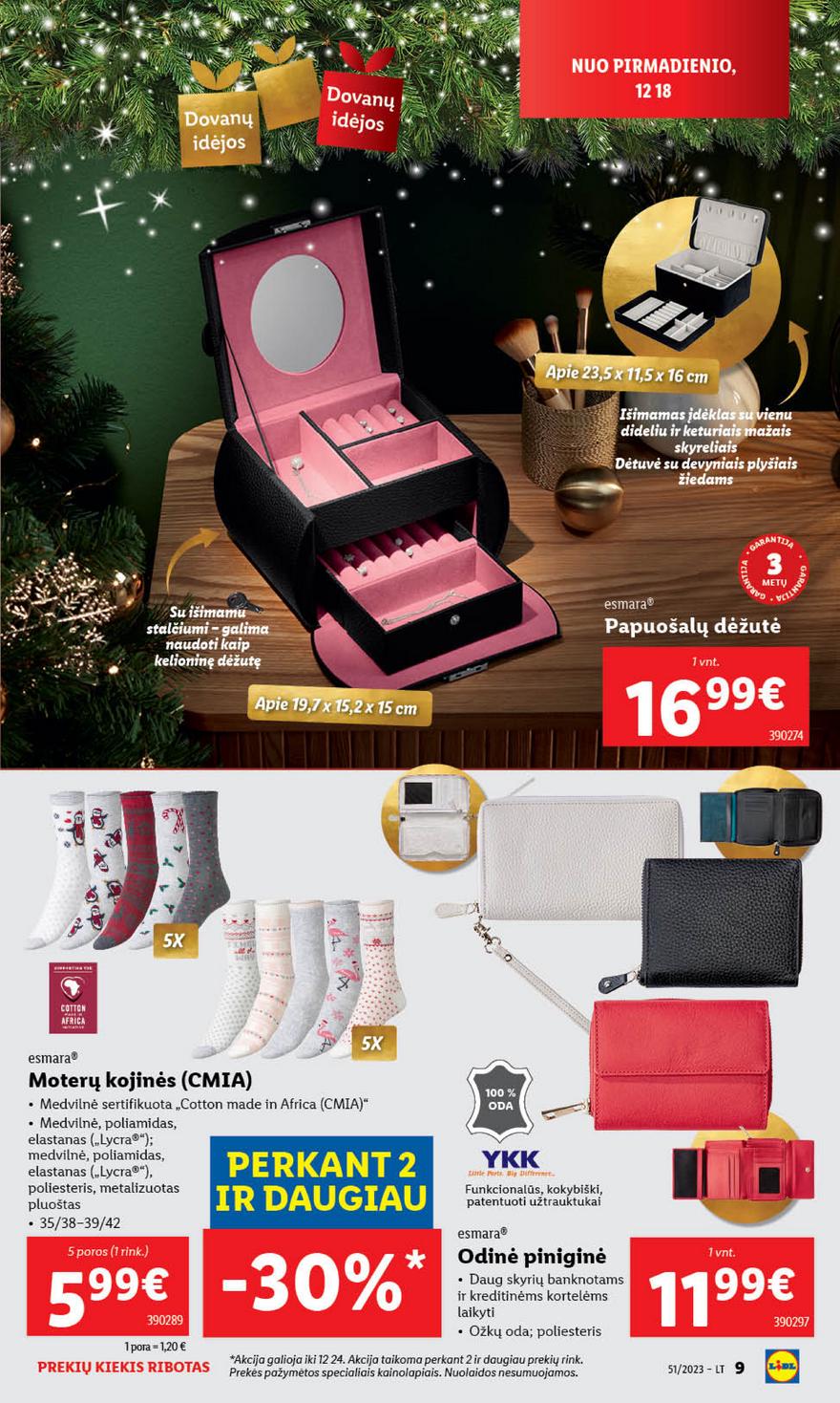 Ldil ne maisto leidinys akcijos nuo 
  2023-12-18 iki 
  2023-12-24 | Leidinukas.lt puslapis 9