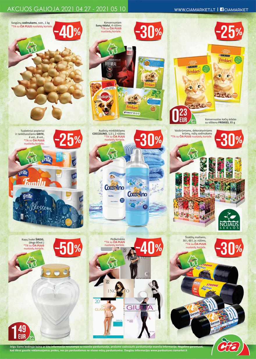 Čia market leidinys akcijos nuo 
  2021-04-27 iki 
  2021-05-10 | Leidinukas.lt puslapis 12