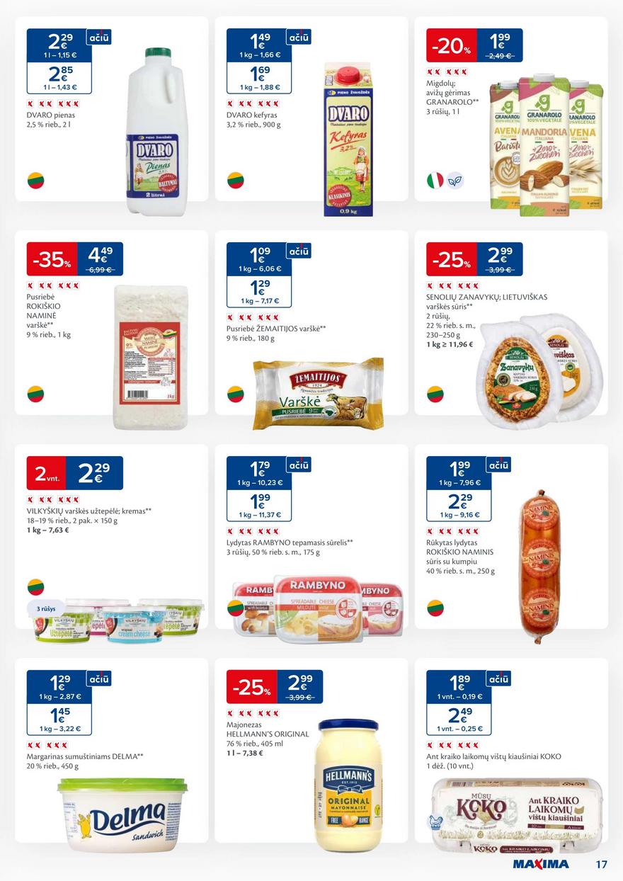 Maxima leidinys akcijos nuo 
  2024-04-23 iki 
  2024-04-29 | Leidinukas.lt puslapis 17
