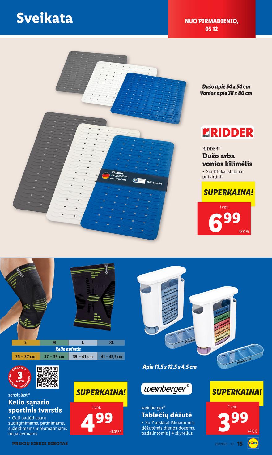 Lidl ne maisto leidinys akcijos nuo 
  2025-05-12 iki 
  2025-05-18 | Leidinukas.lt puslapis 15