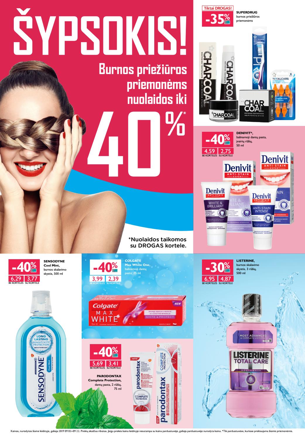 Drogas leidinys akcijos nuo 
  2019-09-02 iki 
  2019-09-22 | Leidinukas.lt puslapis 10