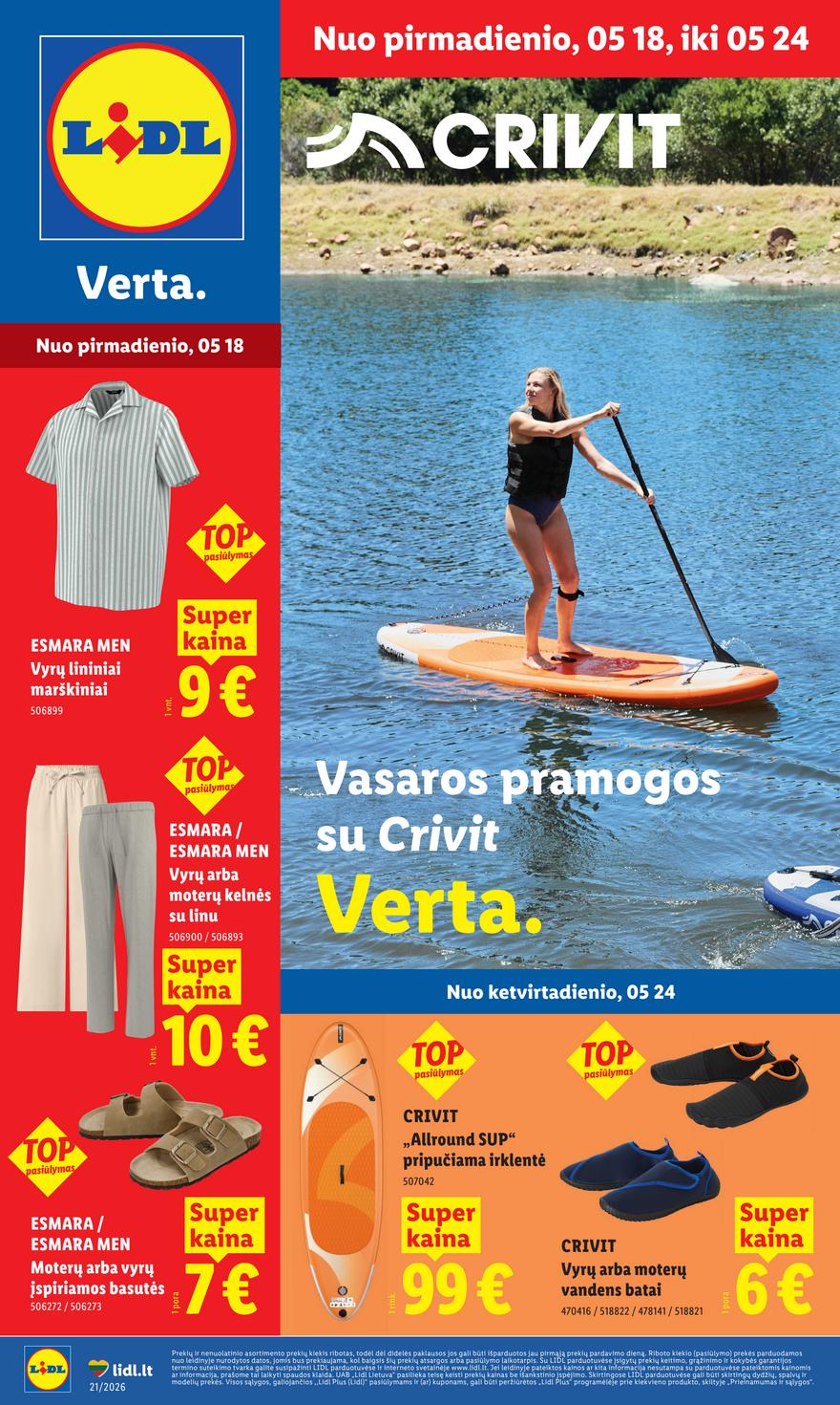 Lidl leidinys akcijos nuo 
  2026-05-18 iki 
  2026-05-24 | Leidinukas.lt puslapis 1