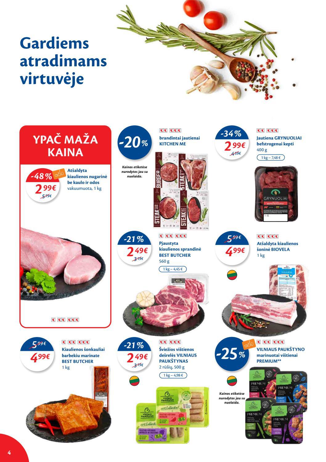 Maxima kaininis leidinys akcijos nuo 
  2021-10-19 iki 
  2021-10-25 | Leidinukas.lt puslapis 4