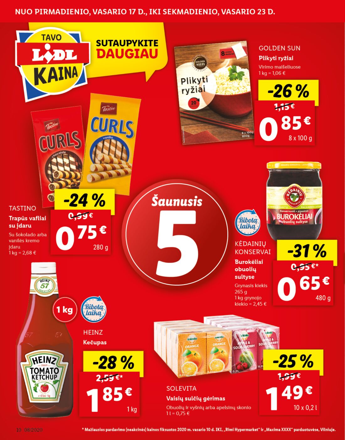Lidl savaitinis leidinys akcijos nuo 
  2020-02-17 iki 
  2020-02-23 | Leidinukas.lt puslapis 10