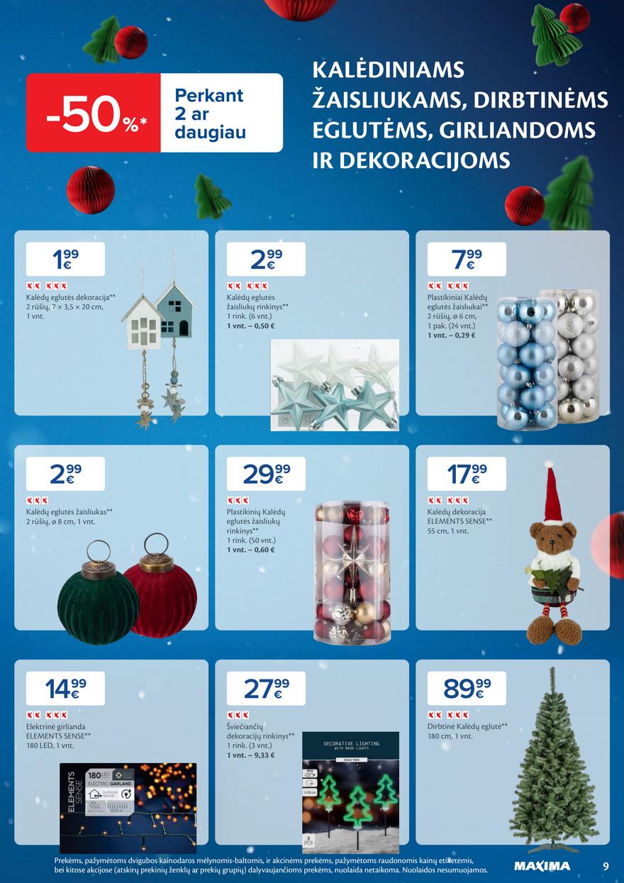 Maxima leidinys akcijos nuo 
  2025-11-18 iki 
  2025-11-24 | Leidinukas.lt puslapis 9
