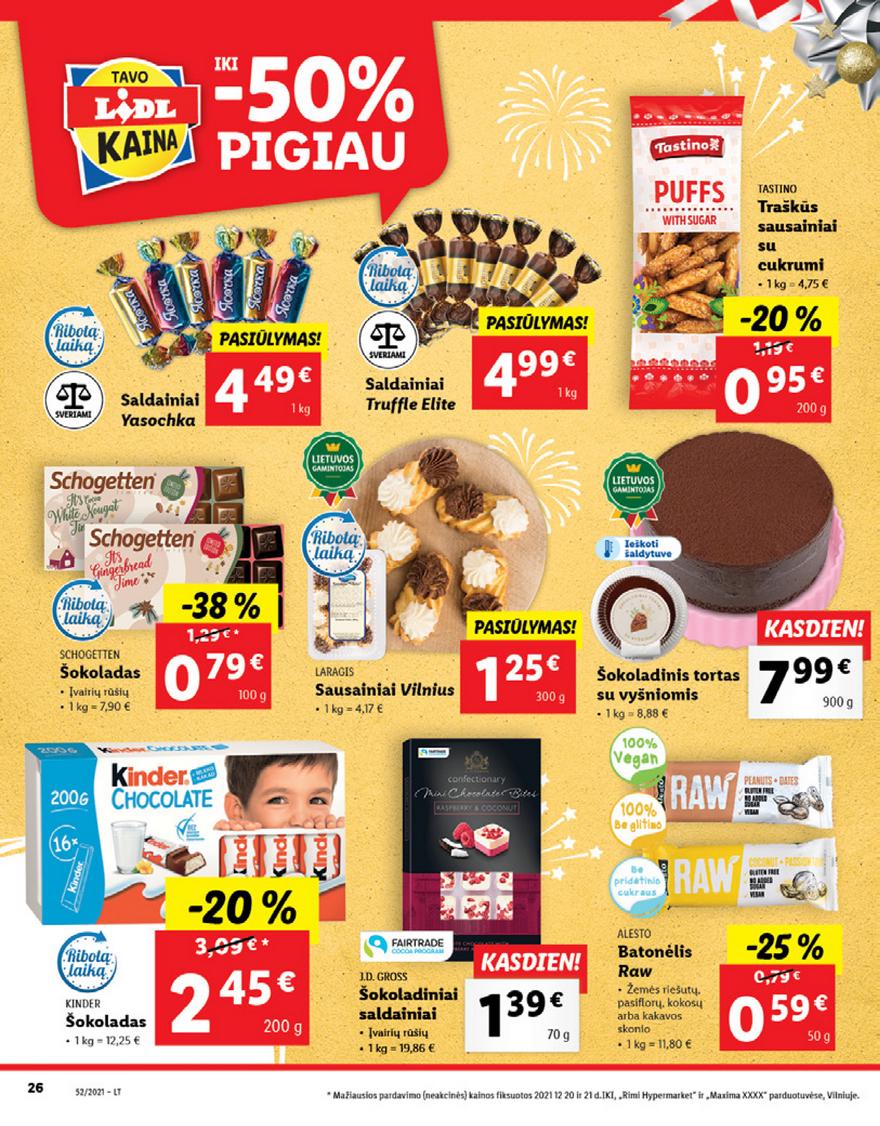Lidl maisto prekių pasiūlymai akcijos nuo 
  2021-12-27 iki 
  2022-01-02 | Leidinukas.lt puslapis 26