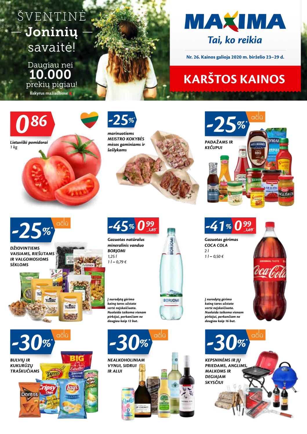 Maxima kaininis leidinys akcijos nuo 
  2020-06-23 iki 
  2020-06-29 | Leidinukas.lt puslapis 1