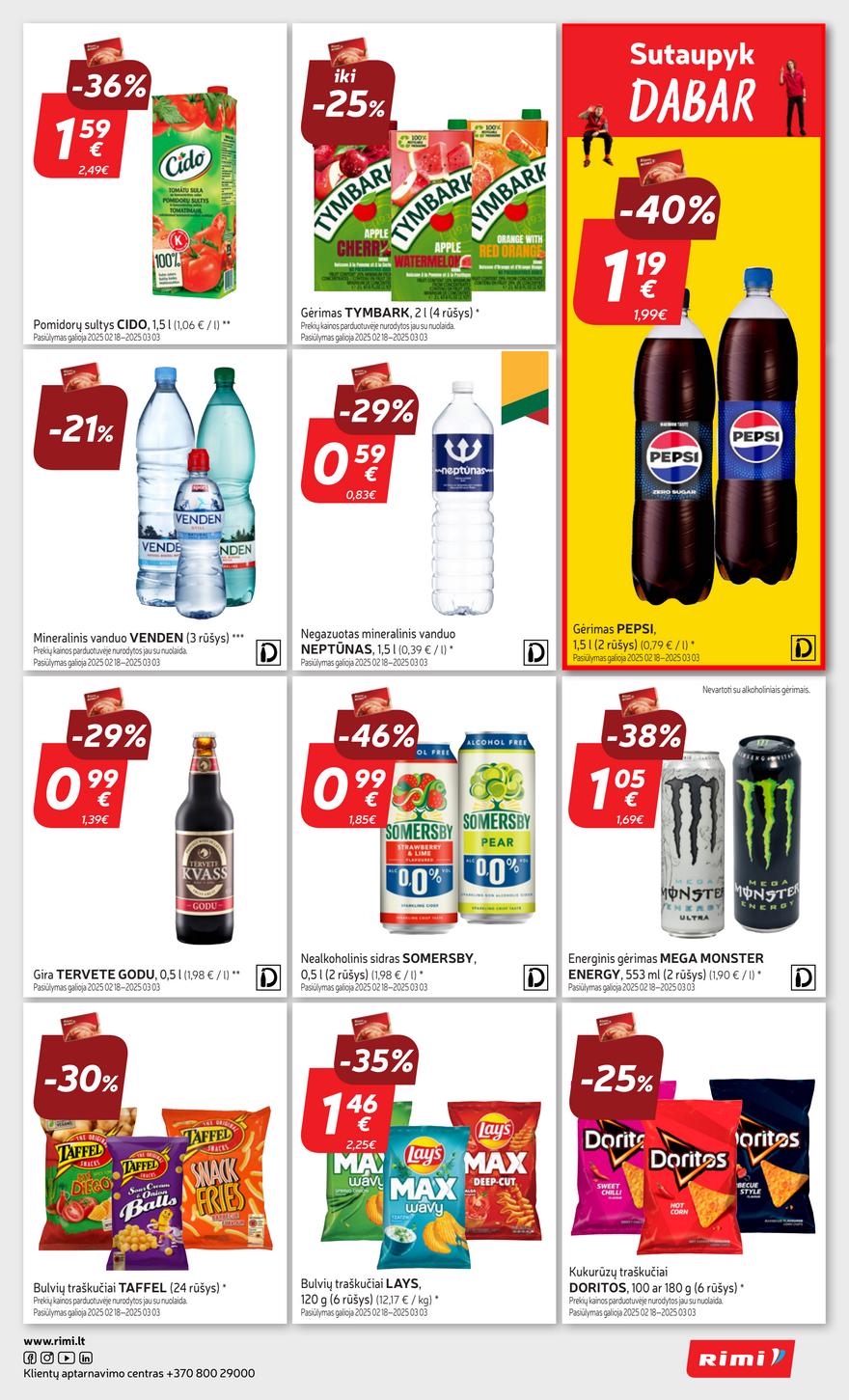 Rimi savaitinis leidinys 9 akcijos nuo 
  2025-02-25 iki 
  2025-03-03 | Leidinukas.lt puslapis 29