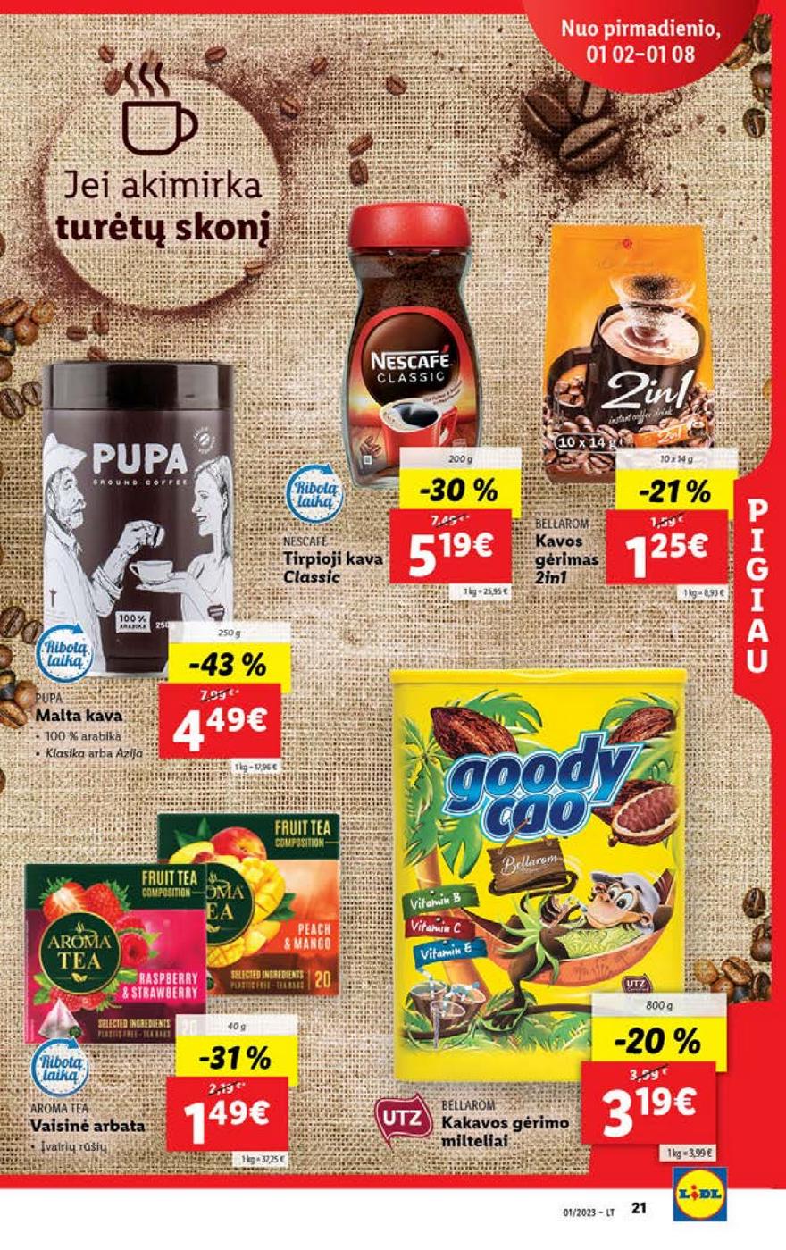 Ldil maisto leidinys akcijos nuo 
  2023-01-02 iki 
  2023-01-08 | Leidinukas.lt puslapis 21
