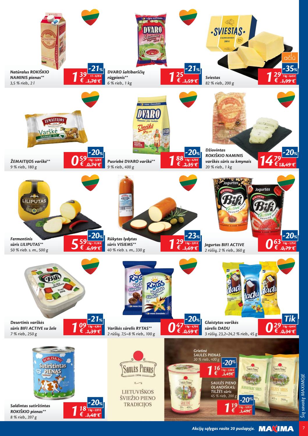 Maxima kaininis leidinys akcijos nuo 
  2019-06-04 iki 
  2019-06-10 | Leidinukas.lt puslapis 7