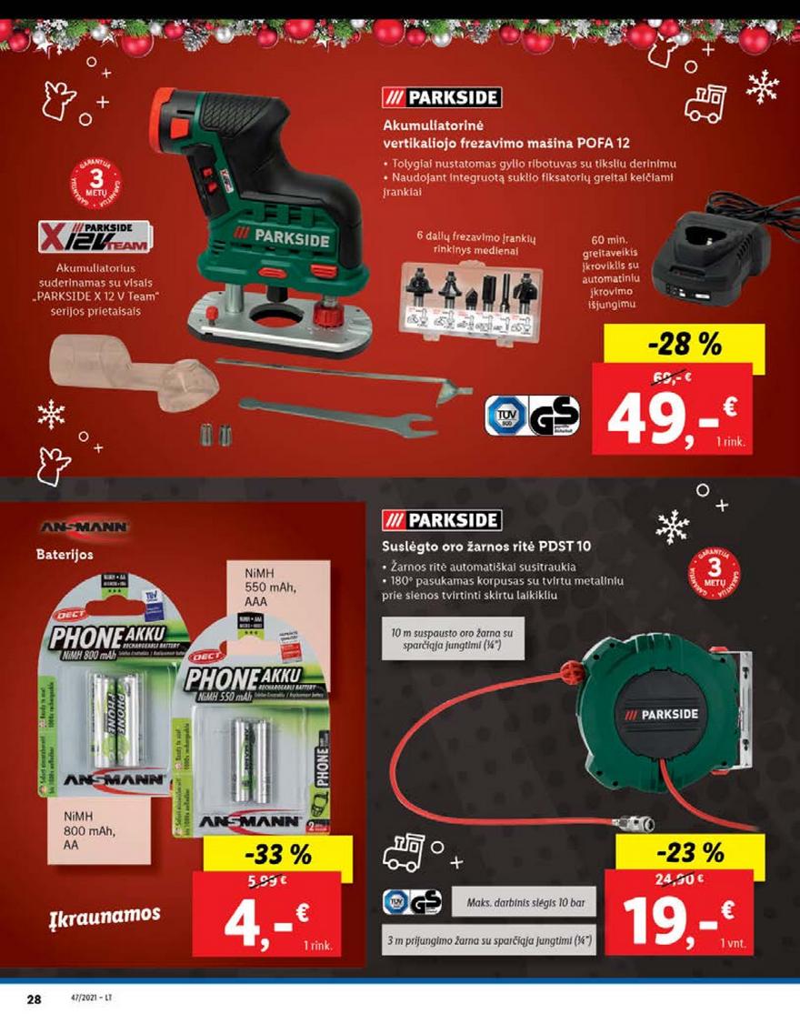 Lidl maisto prekių pasiūlymai akcijos nuo 
  2021-11-22 iki 
  2021-11-28 | Leidinukas.lt puslapis 28