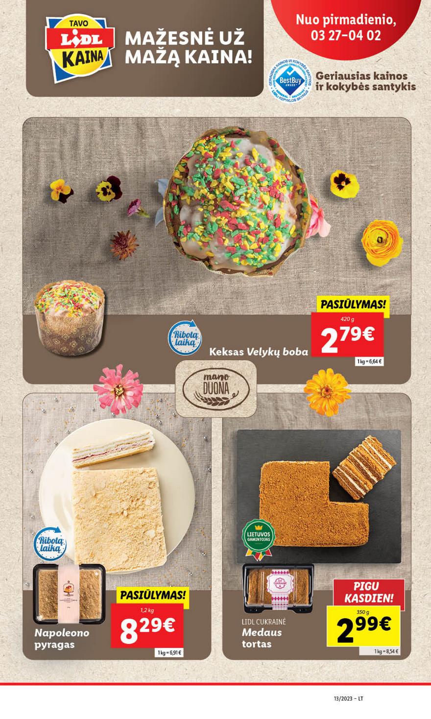 Lidl pasiūlymai akcijos nuo 
  2023-03-27 iki 
  2023-04-02 | Leidinukas.lt puslapis 20