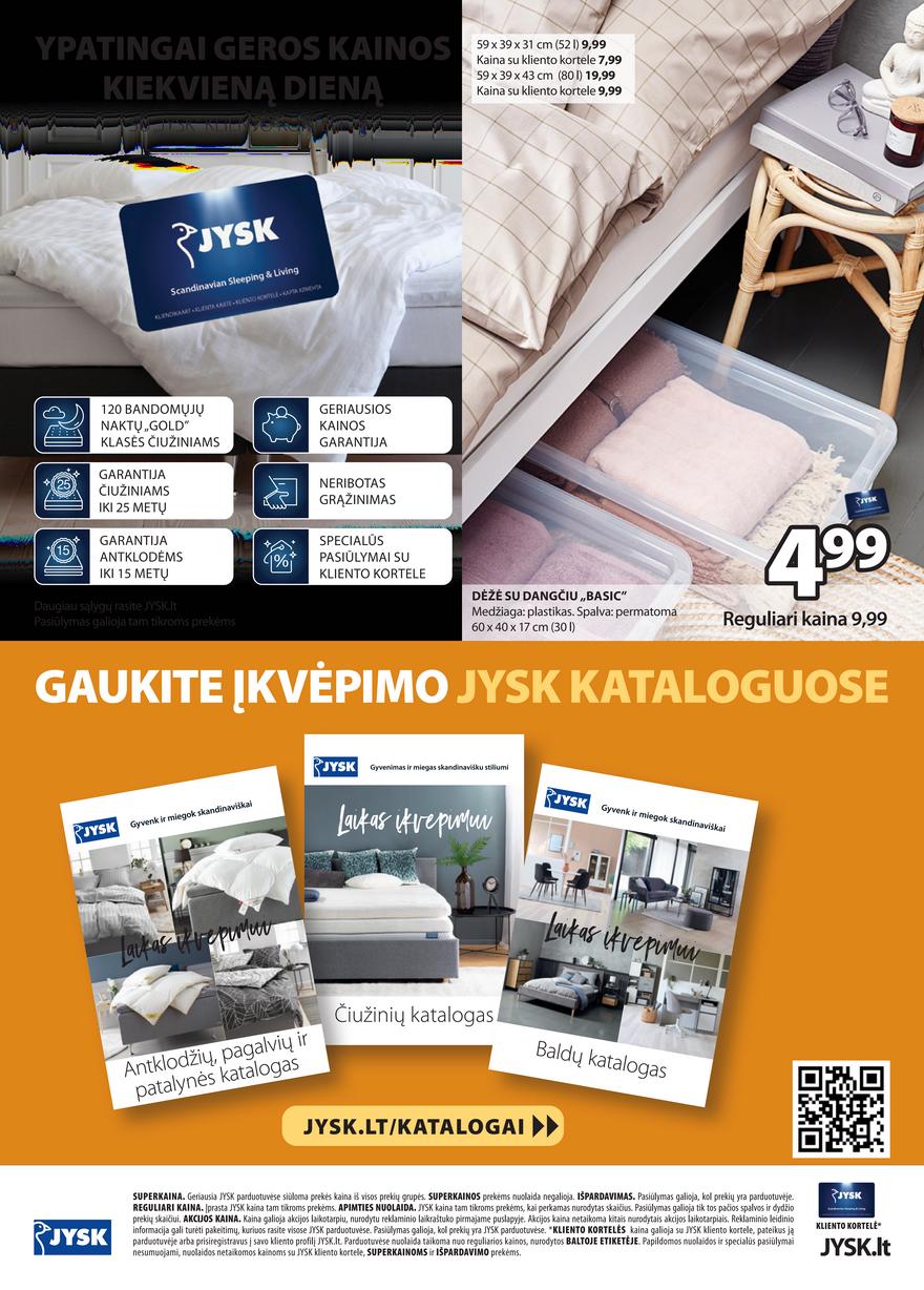 Jysk leidinys akcijos nuo 
  2022-02-01 iki 
  2022-02-14 | Leidinukas.lt puslapis 24
