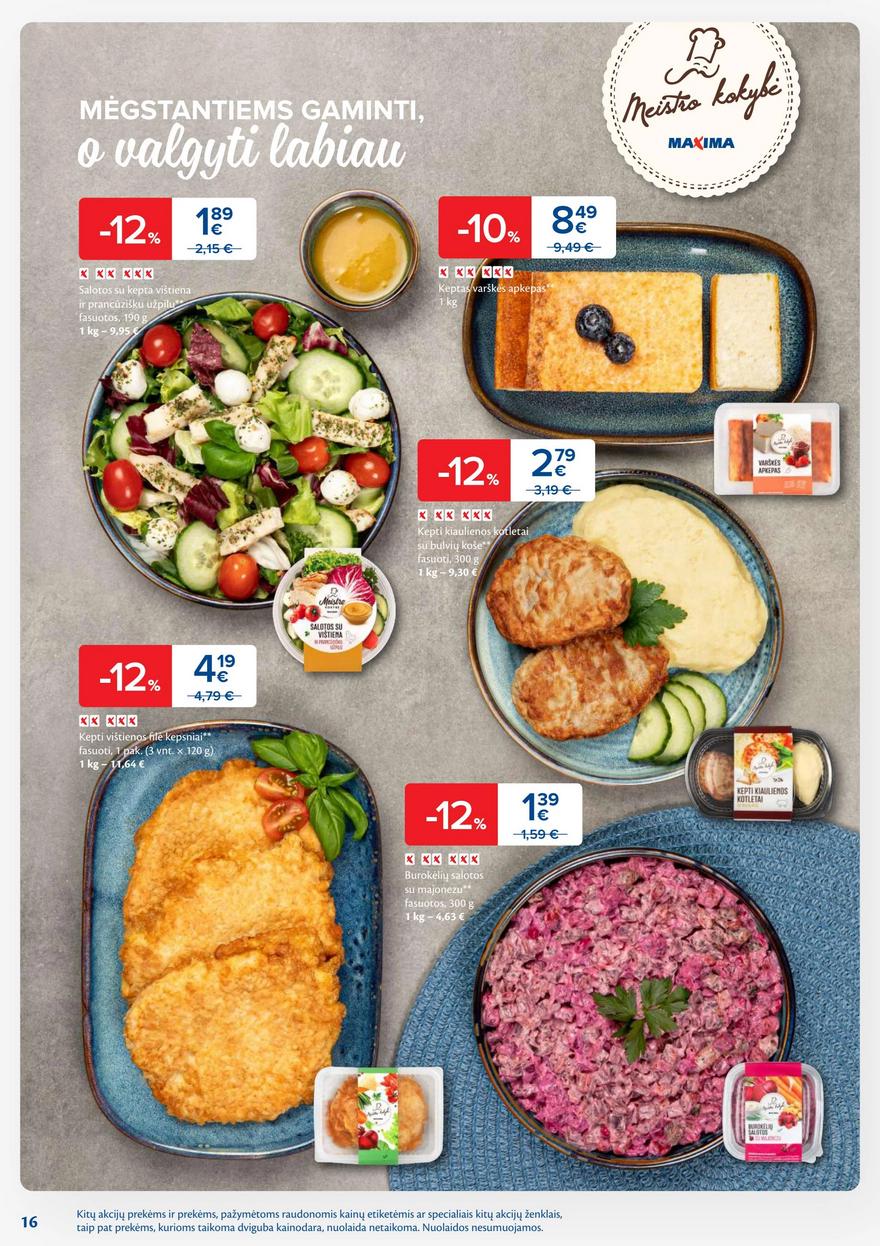 Maxima savaitinis leidinys 31 akcijos nuo 
  2025-07-29 iki 
  2025-08-04 | Leidinukas.lt puslapis 16