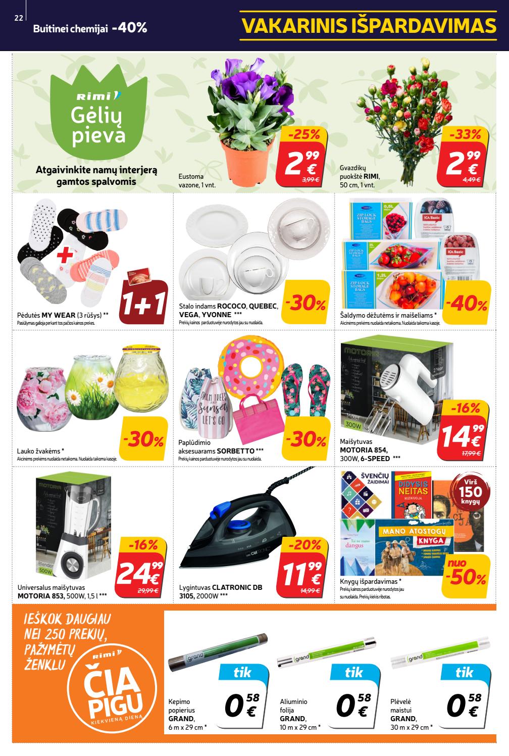 Rimi savaitinis leidinys akcijos nuo 
  2020-06-30 iki 
  2020-07-06 | Leidinukas.lt puslapis 22