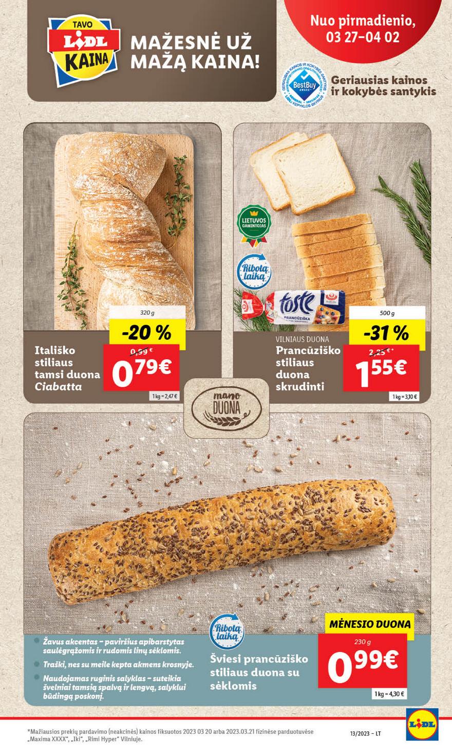 Lidl pasiūlymai akcijos nuo 
  2023-03-27 iki 
  2023-04-02 | Leidinukas.lt puslapis 18