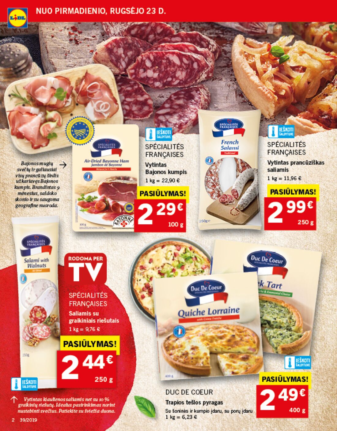 Lidl savaitinis leidinys akcijos nuo 
  2019-09-23 iki 
  2019-09-29 | Leidinukas.lt puslapis 2