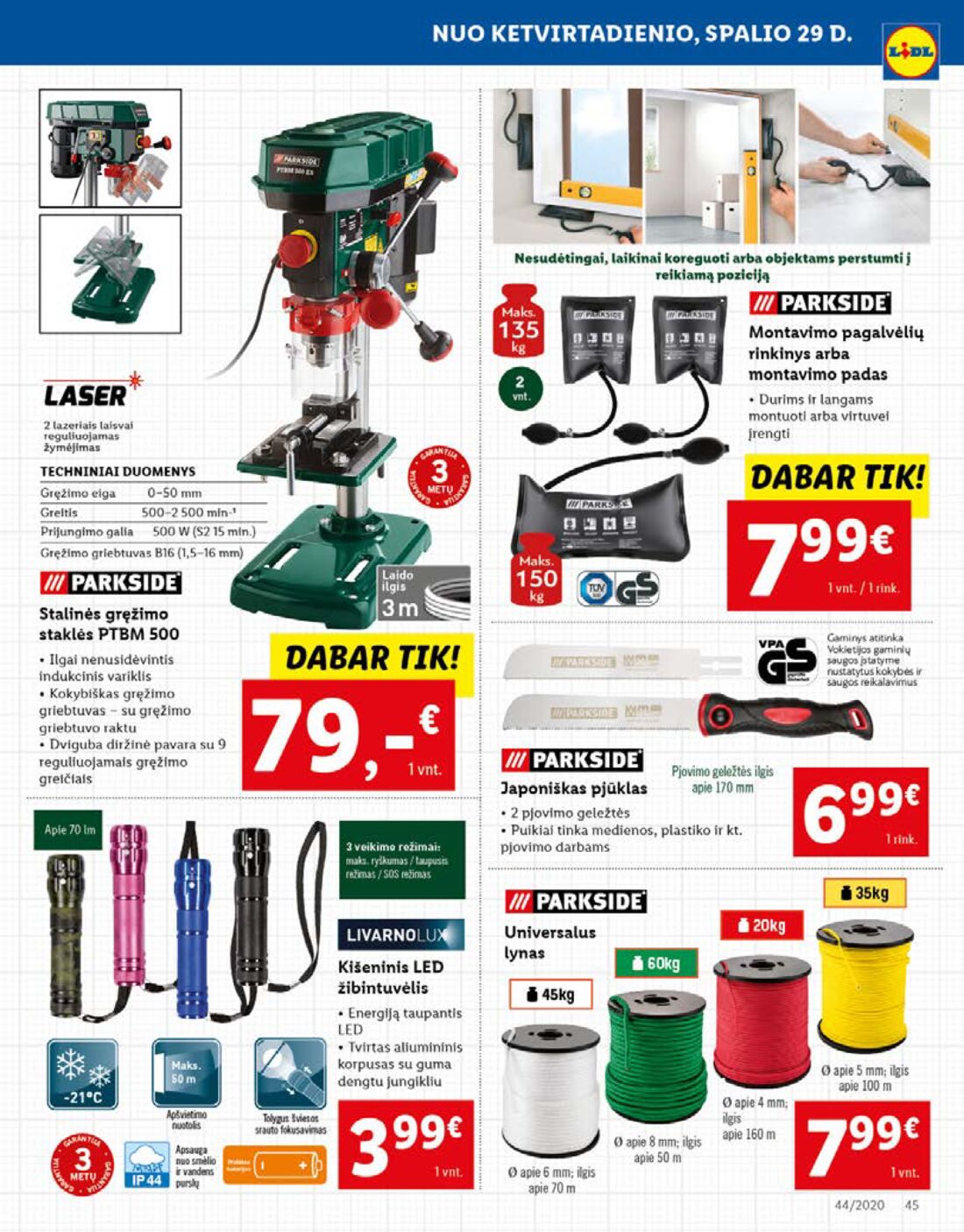 Lidl savaitinis leidinys akcijos nuo 
  2020-10-26 iki 
  2020-11-01 | Leidinukas.lt puslapis 45