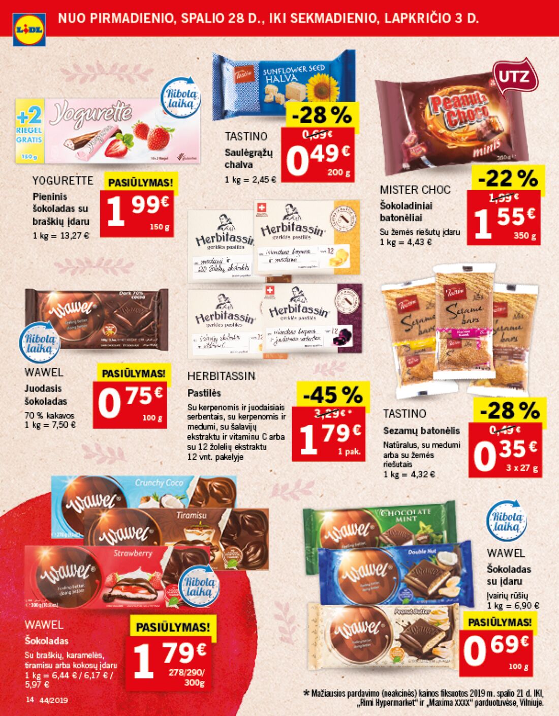 Lidl savaitinis leidinys akcijos nuo 
  2019-10-28 iki 
  2019-11-03 | Leidinukas.lt puslapis 14