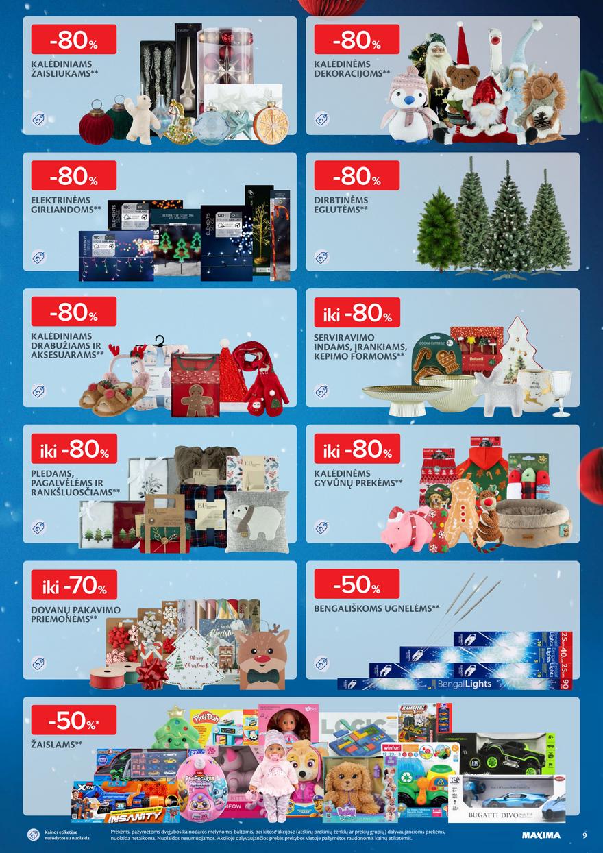 Maxima leidinys akcijos nuo 
  2025-12-09 iki 
  2025-12-15 | Leidinukas.lt puslapis 9