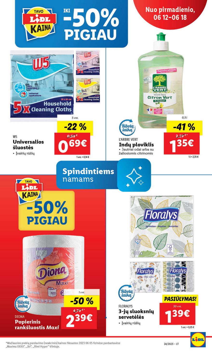 Lidl pasiūlymai akcijos nuo 
  2023-06-12 iki 
  2023-06-18 | Leidinukas.lt puslapis 59