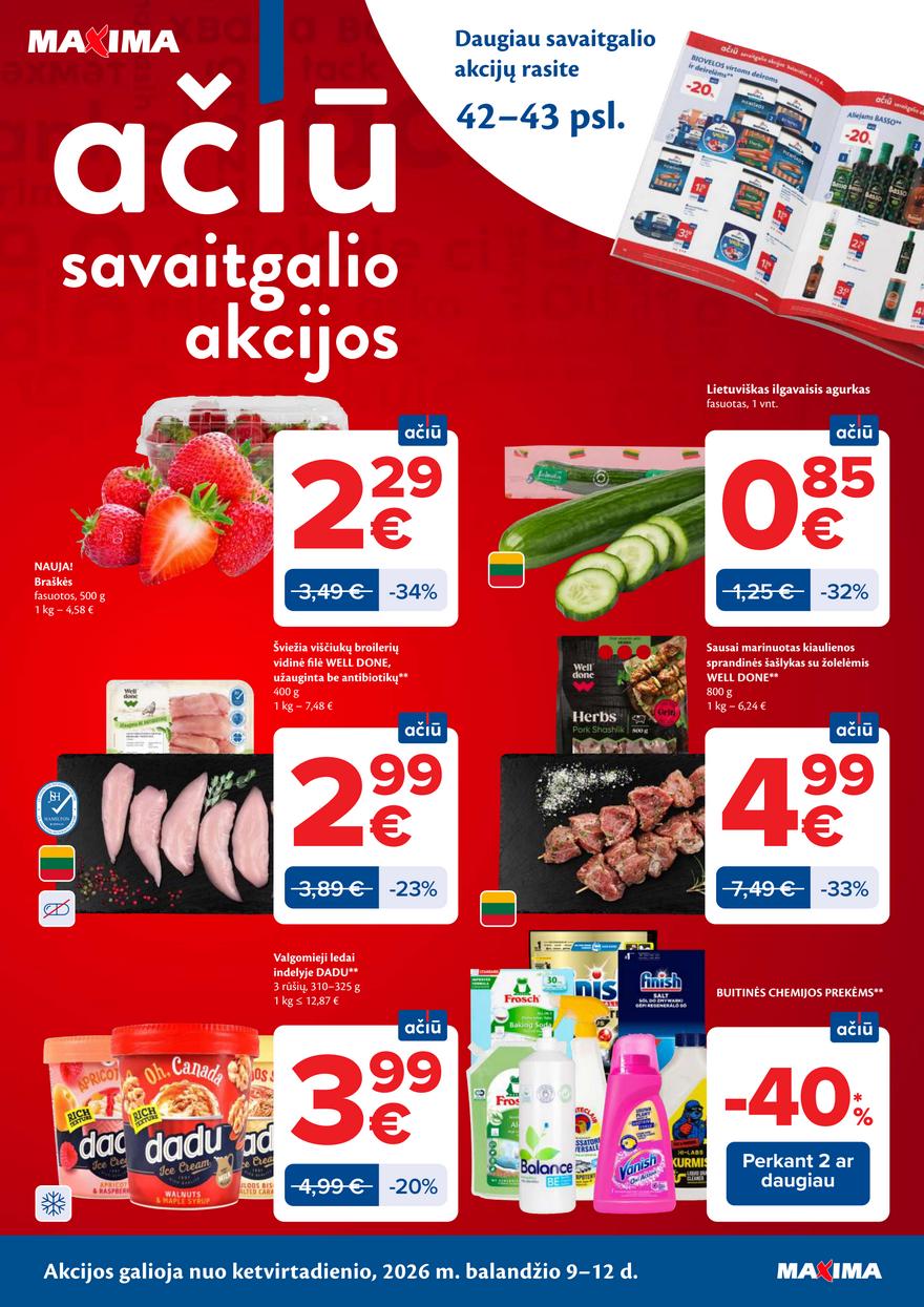 Maxima leidinys akcijos nuo 
  2026-04-07 iki 
  2026-04-13 | Leidinukas.lt puslapis 44