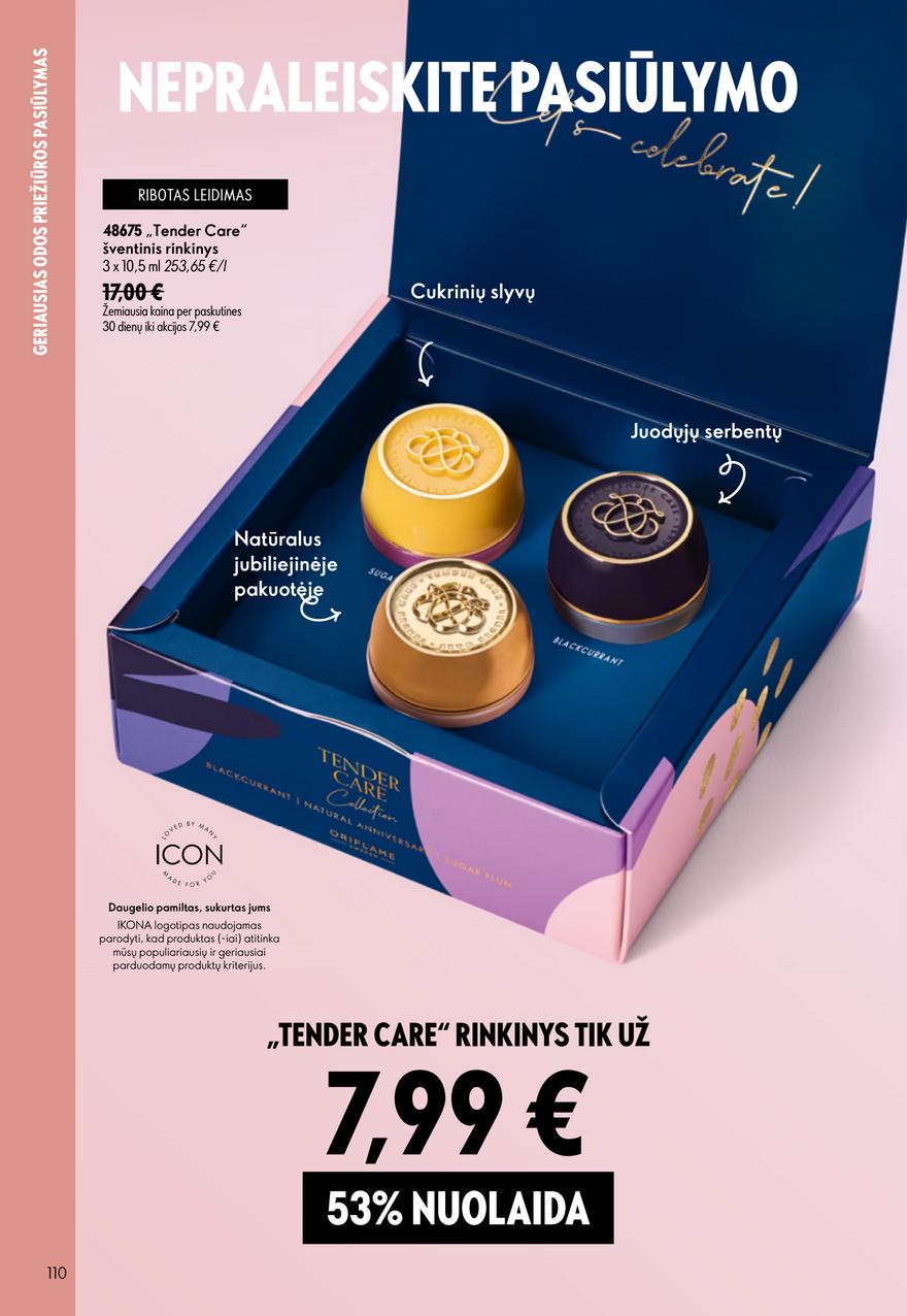 Oriflame katalogas akcijos nuo 
  2026-06-24 iki 
  2026-07-14 | Leidinukas.lt puslapis 110