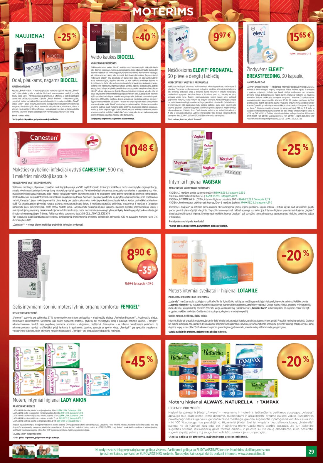Euro vaistinė leidinys akcijos nuo 
  2020-12-01 iki 
  2020-12-31 | Leidinukas.lt puslapis 29