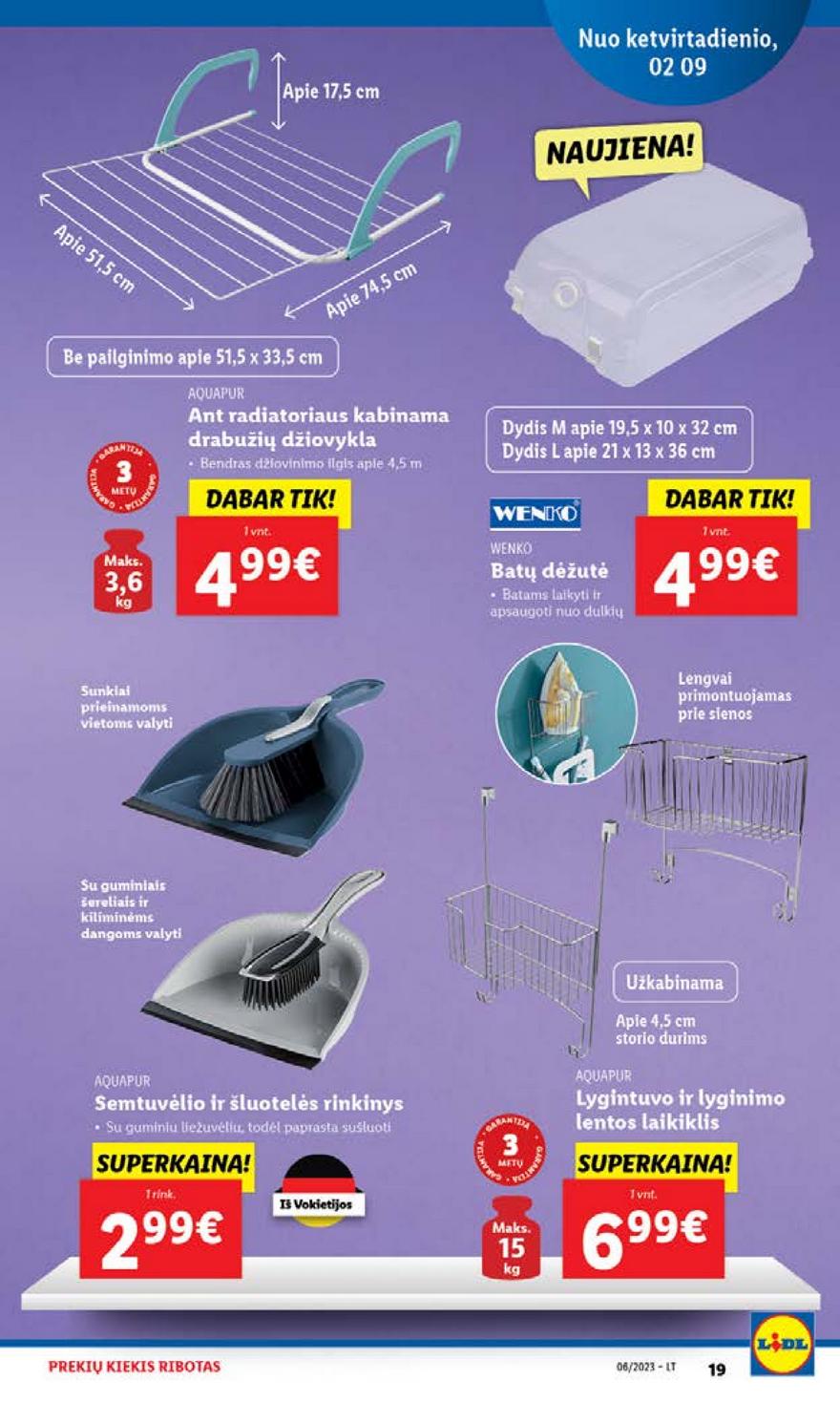 Ldil ne maisto prekių pasiūlymai akcijos nuo 
  2023-02-06 iki 
  2023-02-12 | Leidinukas.lt puslapis 19