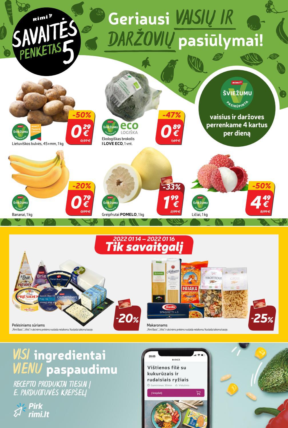 Rimi savaitinis leidinys akcijos nuo 
  2022-01-11 iki 
  2022-01-17 | Leidinukas.lt puslapis 23