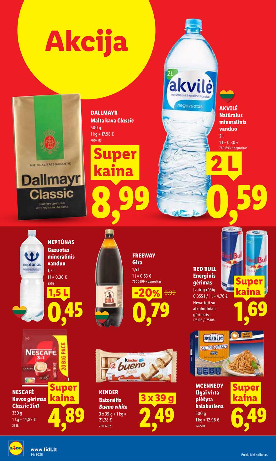 Lidl leidinys akcijos nuo 
  2026-06-08 iki 
  2026-06-14 | Leidinukas.lt puslapis 18
