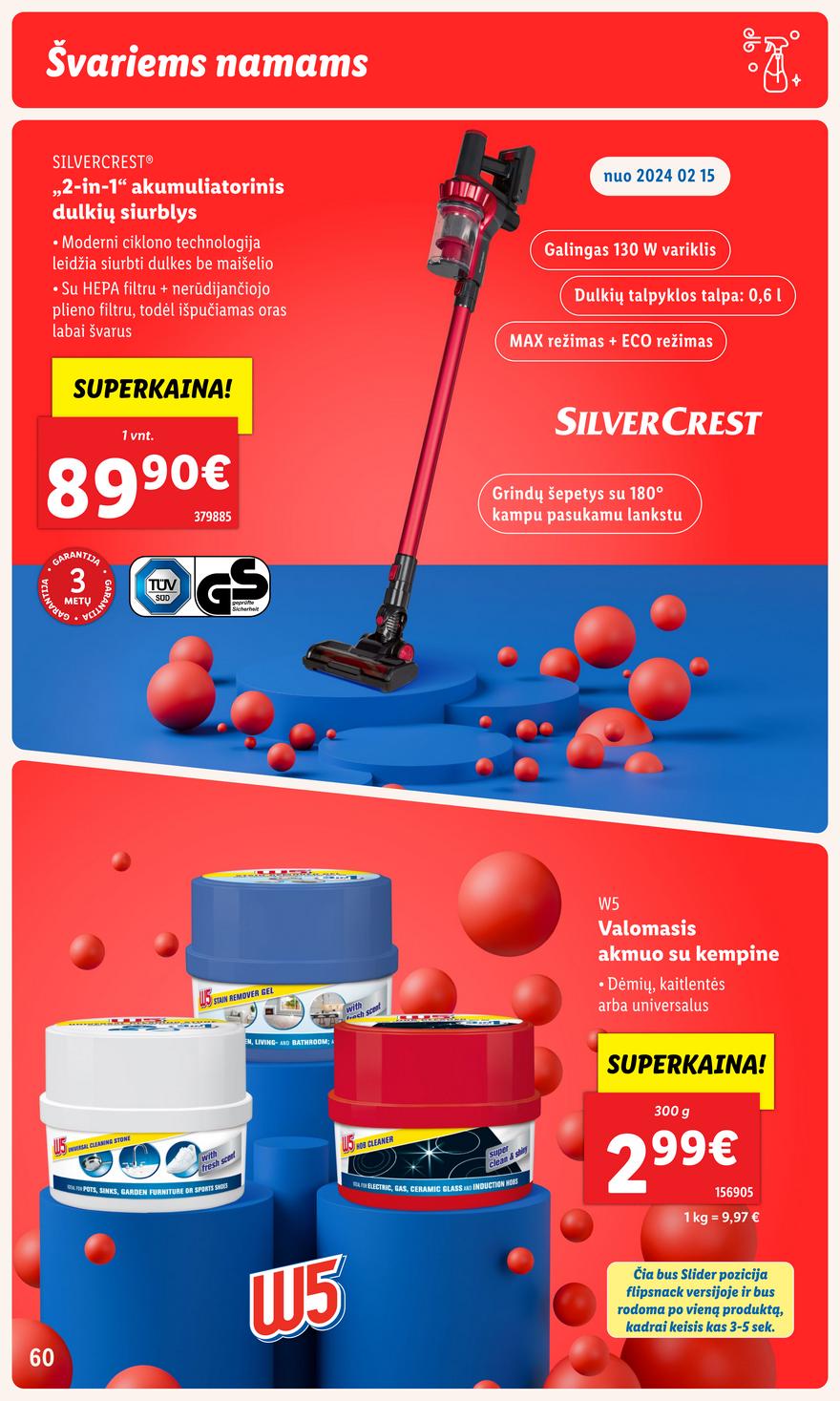Lidl pasiūlymai akcijos nuo 
  2024-02-05 iki 
  2024-02-11 | Leidinukas.lt puslapis 60