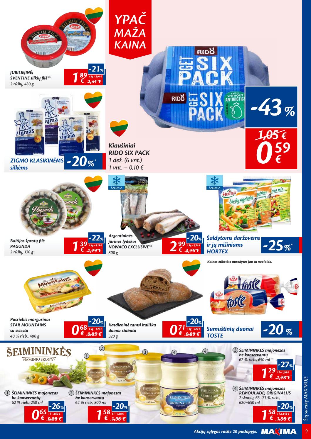 Maxima kaininis leidinys akcijos nuo 
  2019-08-20 iki 
  2019-08-26 | Leidinukas.lt puslapis 9