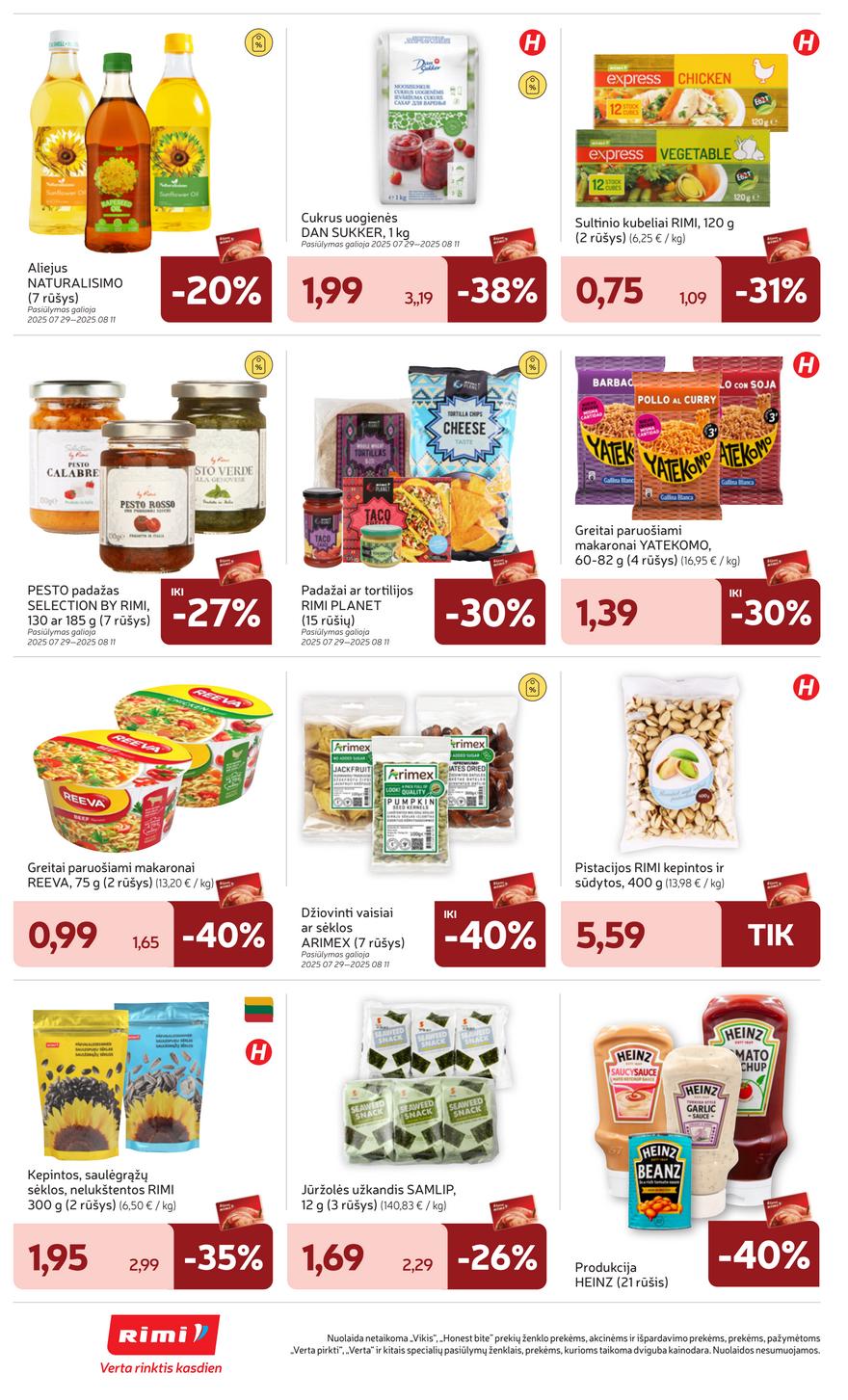 Rimi savaitinis leidinys  akcijos nuo 
  2025-07-29 iki 
  2025-08-04 | Leidinukas.lt puslapis 27