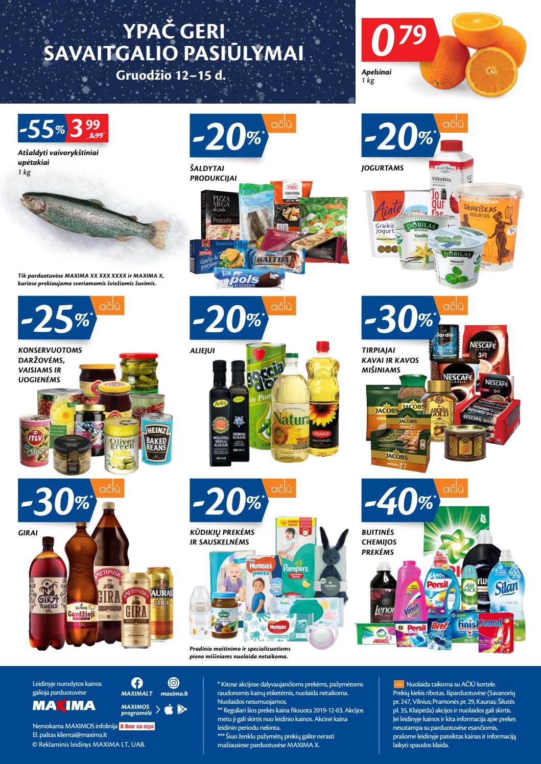 Maxima kaininis leidinys akcijos nuo 
  2019-12-10 iki 
  2019-12-16 | Leidinukas.lt puslapis 20