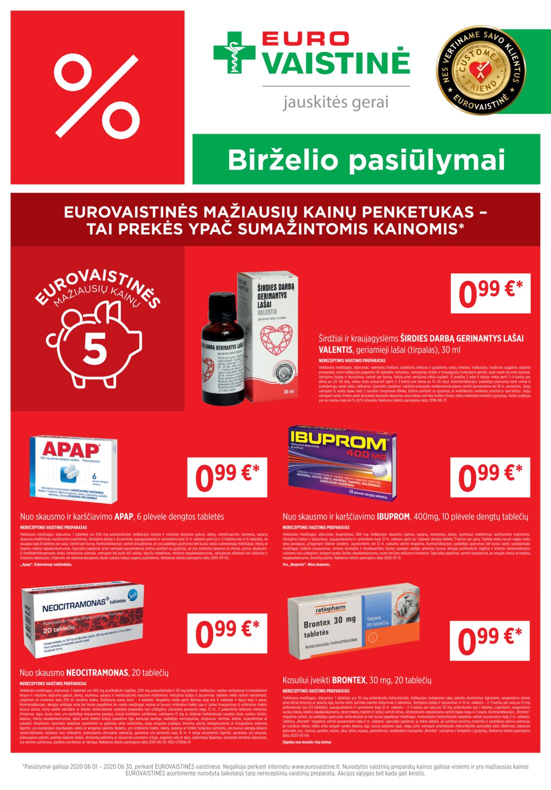 Euro vaistinė leidinys akcijos nuo 
  2020-06-01 iki 
  2020-06-30 | Leidinukas.lt puslapis 1