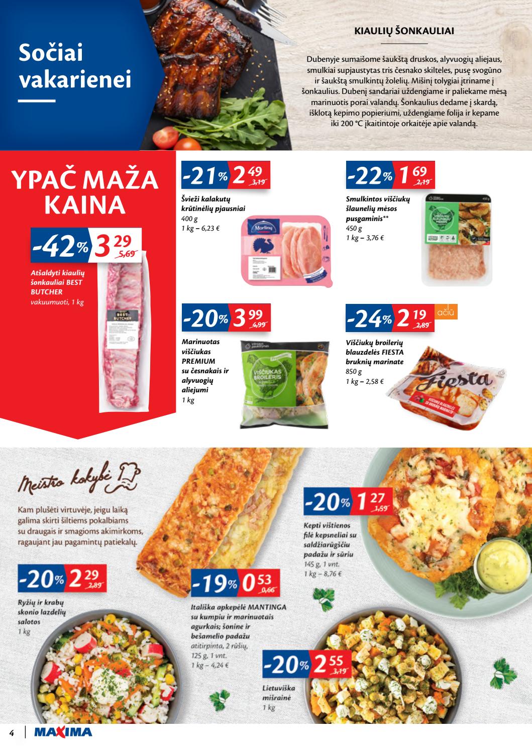 Maxima kaininis leidinys akcijos nuo 
  2020-01-14 iki 
  2020-01-20 | Leidinukas.lt puslapis 4