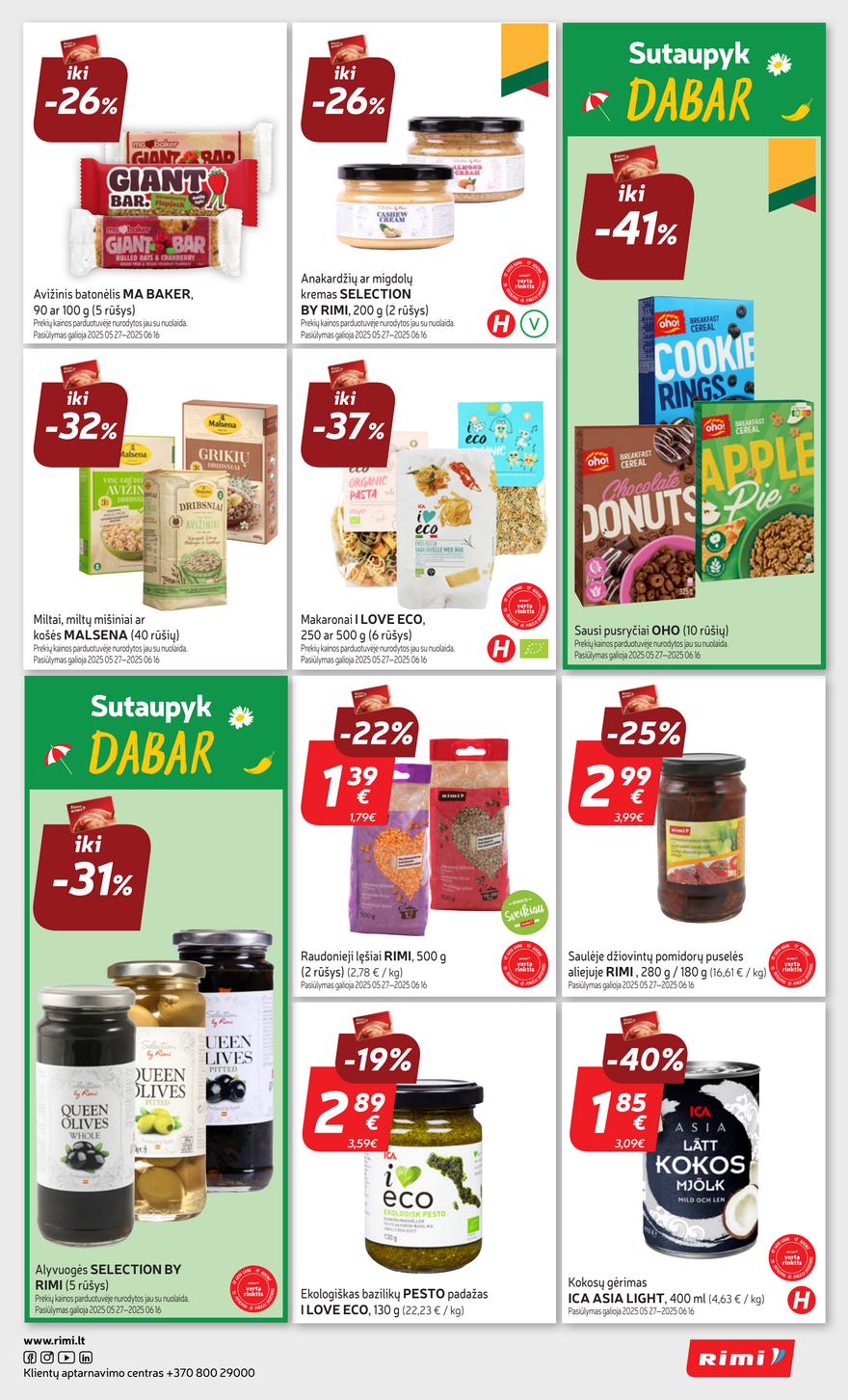 Rimi savaitinis leidinys 23 akcijos nuo 
  2025-06-03 iki 
  2025-06-09 | Leidinukas.lt puslapis 26