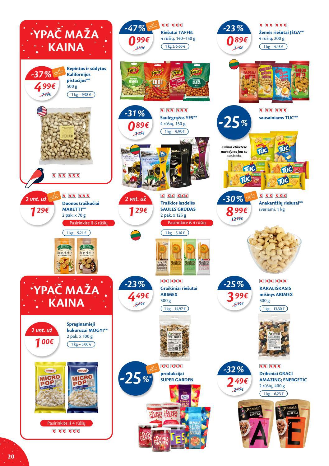 Maxima kaininis leidinys akcijos nuo 
  2021-12-28 iki 
  2022-01-03 | Leidinukas.lt puslapis 20