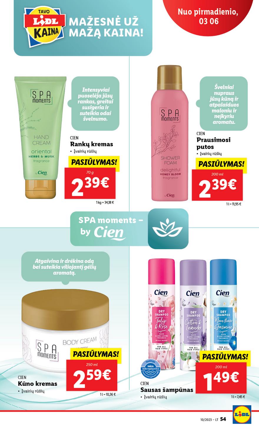 Lidl pasiūlymai akcijos nuo 
  2023-03-03 iki 
  2023-03-12 | Leidinukas.lt puslapis 54