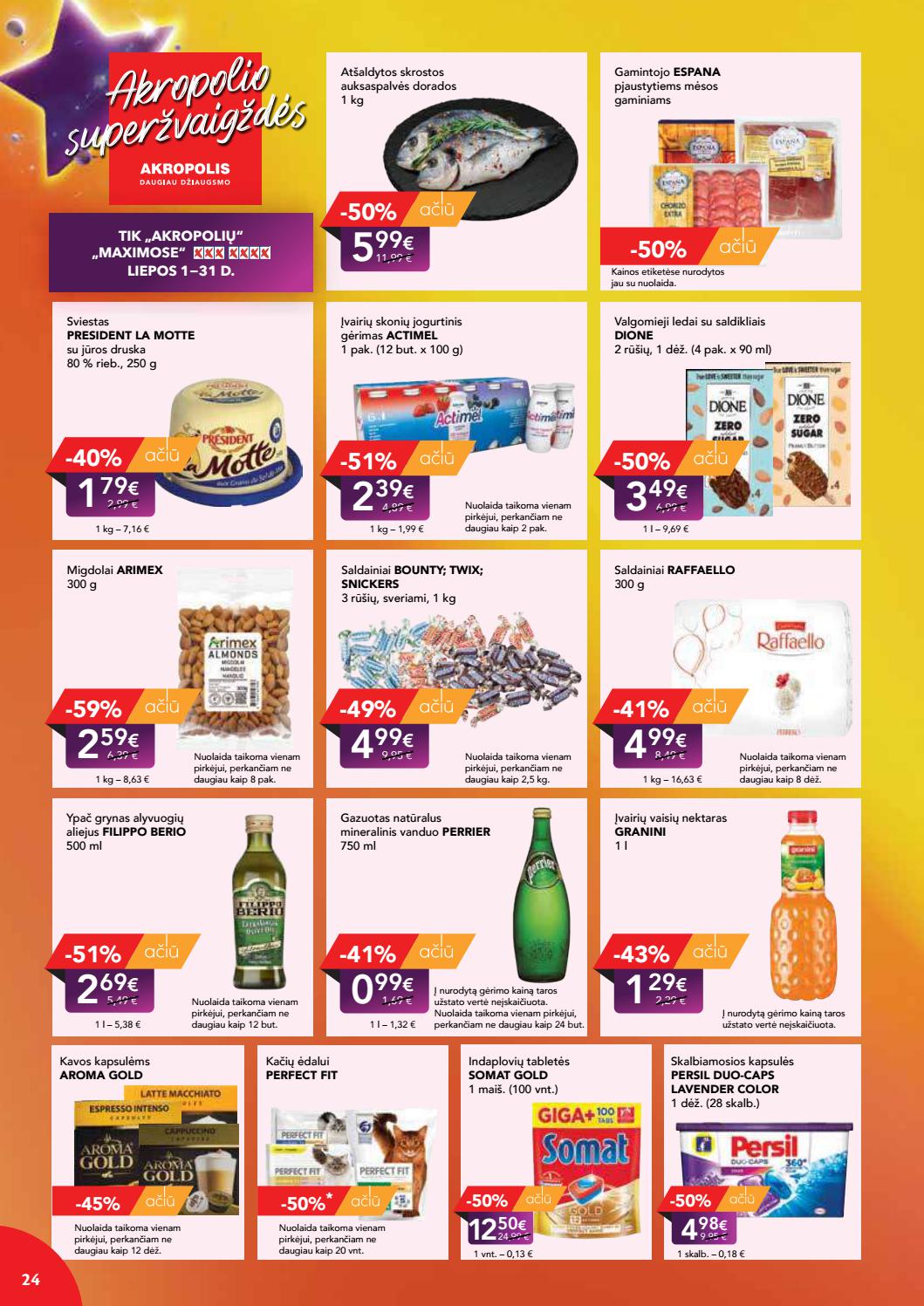 Maxima kaininis leidinys akcijos nuo 
  2021-07-13 iki 
  2021-07-19 | Leidinukas.lt puslapis 24
