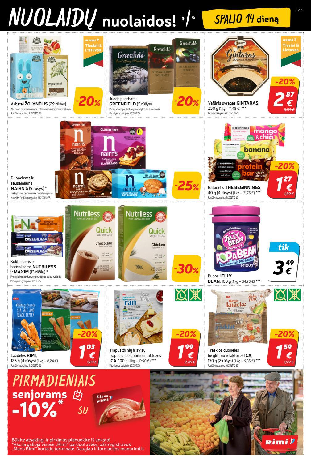 Rimi savaitinis leidinys akcijos nuo 
  2021-10-12 iki 
  2021-10-18 | Leidinukas.lt puslapis 23