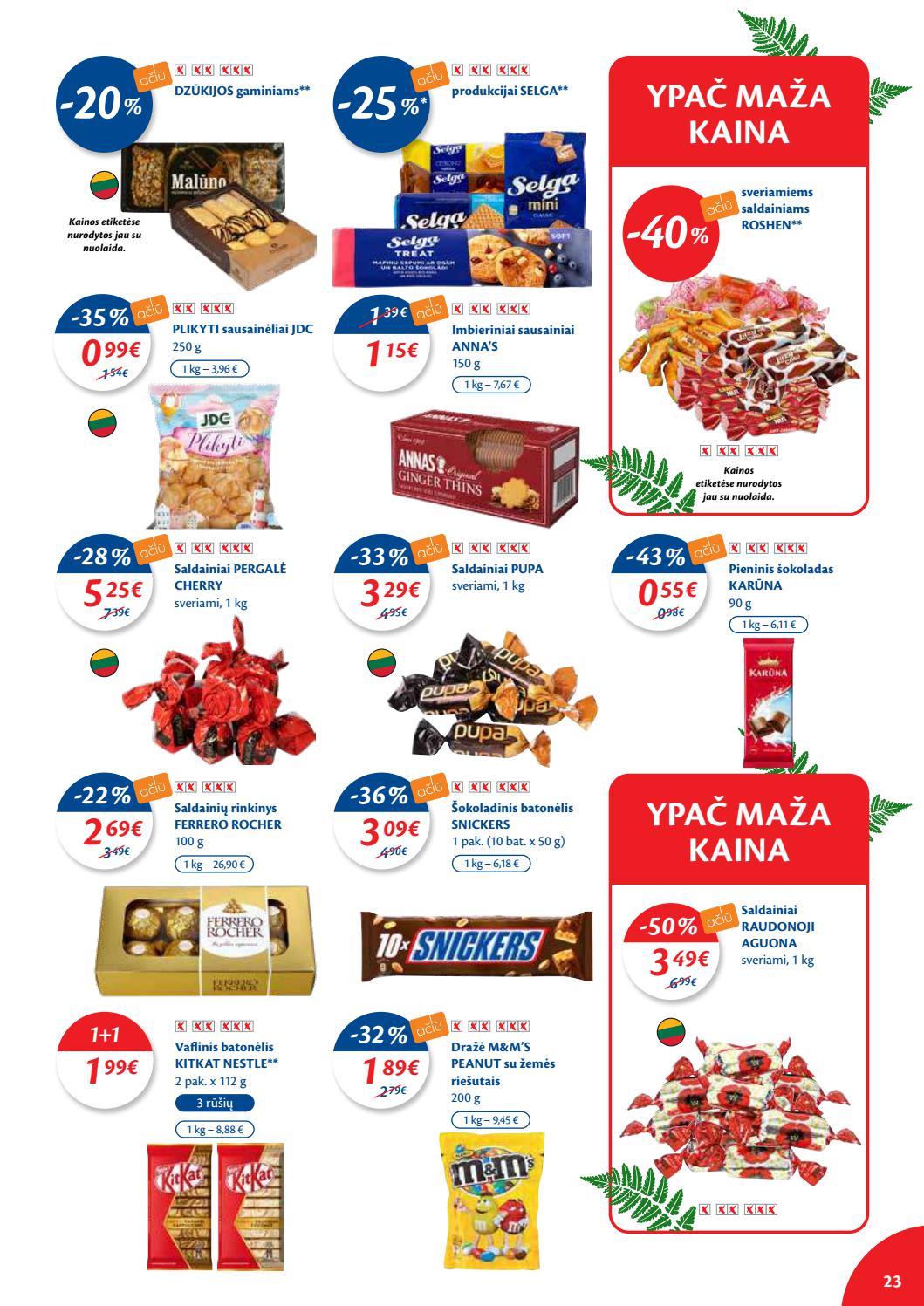 Maxima kaininis leidinys akcijos nuo 
  2021-06-22 iki 
  2021-06-28 | Leidinukas.lt puslapis 23