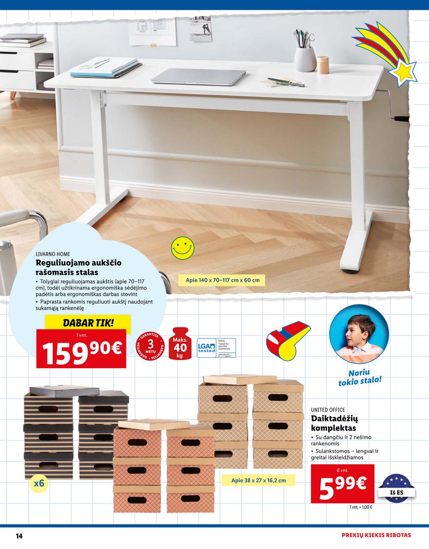Lidl pasiūlymai akcijos nuo 
  2022-07-28 iki 
  2022-08-31 | Leidinukas.lt puslapis 14