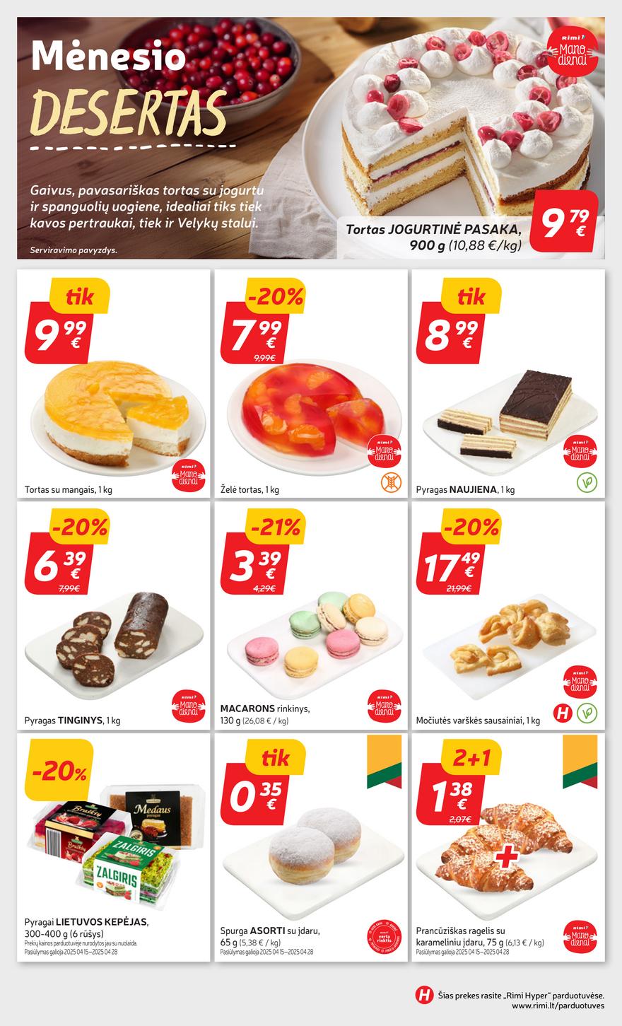 Rimi savaitinis leidinys 17 akcijos nuo 
  2025-04-22 iki 
  2025-04-28 | Leidinukas.lt puslapis 14